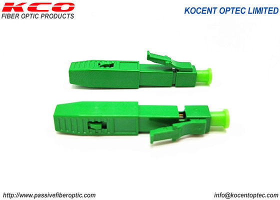 OD0.9mm LC UPC Optical Fiber Connector FTTH Field Installable