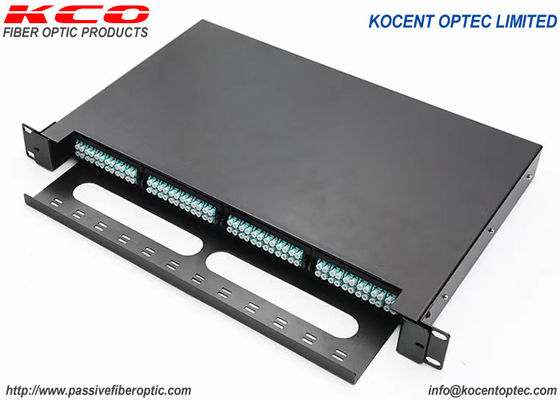 96fo High Desity LC Duplex ODF MPO MTP Patch Panel Drawing Type 1U Rackmount