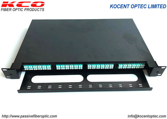 19-inch Hyperdensity MPO MTP Patch Panel with 96 Cores in 1U Rack for High-Density Fiber Optic Networks