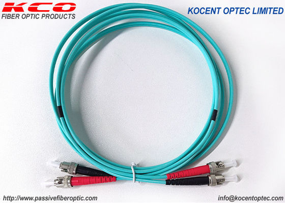 ST Connector Fiber Optic Patch Cord with 0.35dB Insertion Loss and 45dB Return Loss for High-Performance Networking