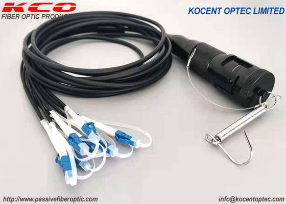 FTTA Fiber Optical Patch Cable with 4fo 8fo 12fo Cores Waterproof Tactical Armoured for  Applications