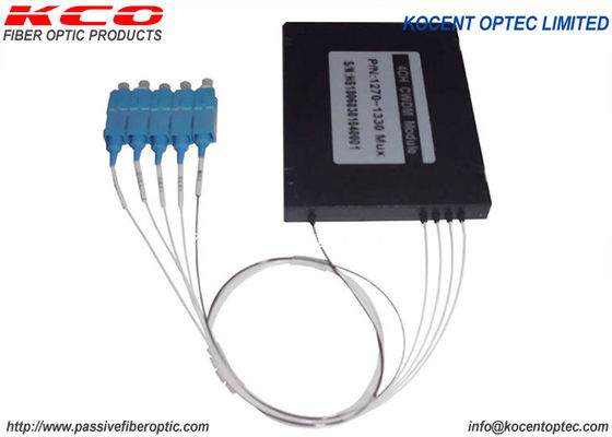 ABS Box Wavelength Division Multiplexer CWDM FTTH PON SC UPC SC APC 1470nm to 1610nm
