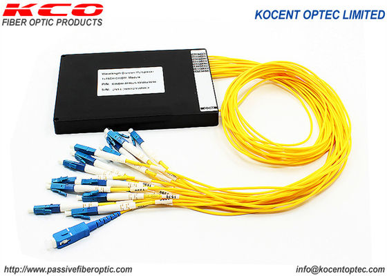 Dual Fiber Single Fiber CWDM DLC Wavelength Division Multiplexer ABS 16CH 18CH For FTTH FTTA