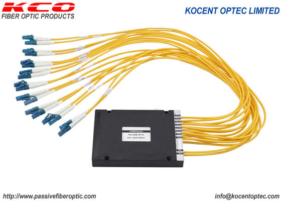 Dual Fiber Single Fiber CWDM DLC Wavelength Division Multiplexer ABS 16CH 18CH For FTTH FTTA