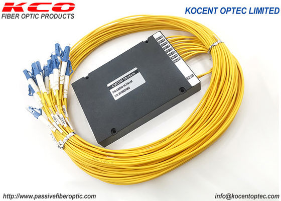 Optical Fiber FWDM DWDM CCWDM 16CH Duplex LC UPC 2.0mm Box for 4G 5G Telecom