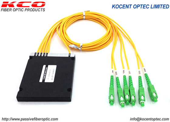 5CH Mux Demux Optical Fiber DWDM 2.0mm SC APC Connector 200G