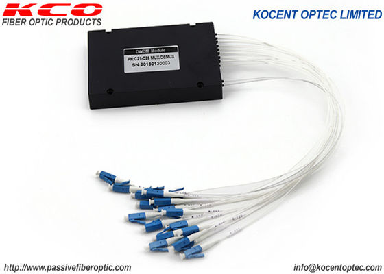 200G 16CH 75GHz Wavelength Division Multiplexer DWDM ABS Module LC UPC