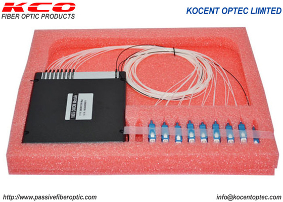 16CH Passive Fiber Optic DWDM ABS Casette SC UPC Connector