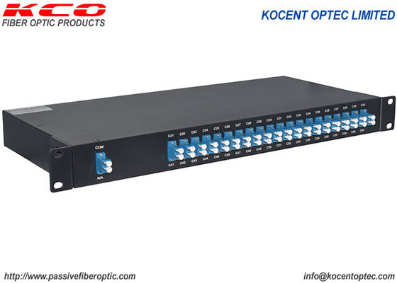 Mux Demux Fiber Optic Dwdm CWDM LC UPC 19in 1U Passive Optical DWDM Patch Panel