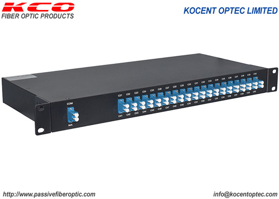 Mux Demux Fiber Optic Dwdm LC UPC 19in 1U Passive Optical DWDM