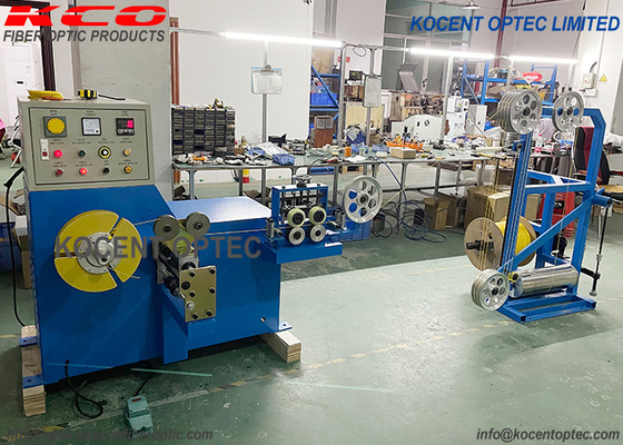 Fiber Optic Cable Cutting Equipment / FTTH Drop Cable Rolling Cutting Machine