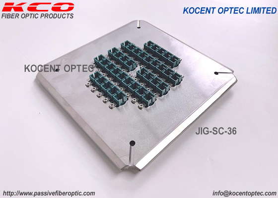 SC UPC APC Fiber Optic Polishing Fixture 36 Positions For Optical Grinding Machine