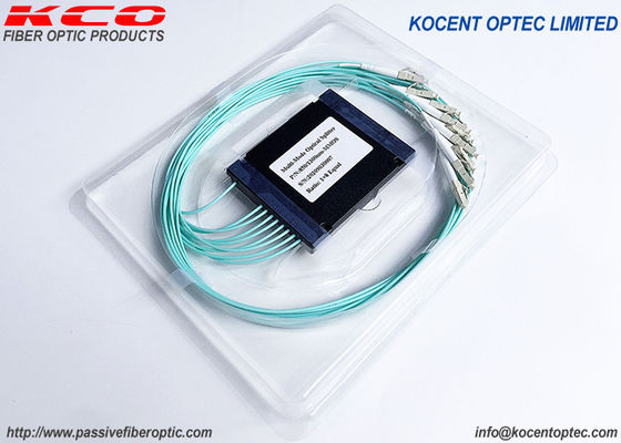 OM4 OM2 Fiber Optic Splitter ABS Box Type for FTTX Deployment with LC Connector