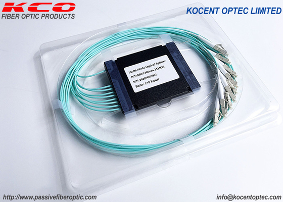 Multimode OM3 Fiber Optical Coupler PLC Splitter 1*2 1*4 1*8  SC LC FC ST Connector
