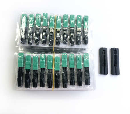 Viettel FTTH SC APC Fiber Optic Fast Connectors Length 55mm Fiber Tension 4N