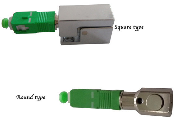 SC Bare Fiber Adapter APC Stabilize 250um 900um Diameter Single Mode