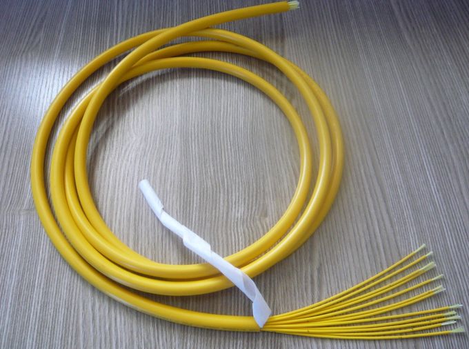 Tight Buffer Breakout Fiber Optic Cable GJFPV , Duplex Zip Cord Fiber